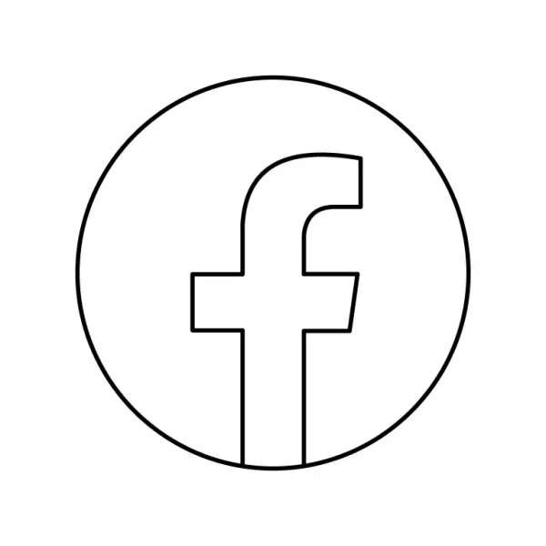 Facebook Logo Coloring Page