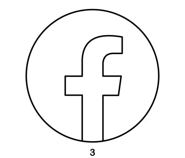 Facebook Logo Step 3