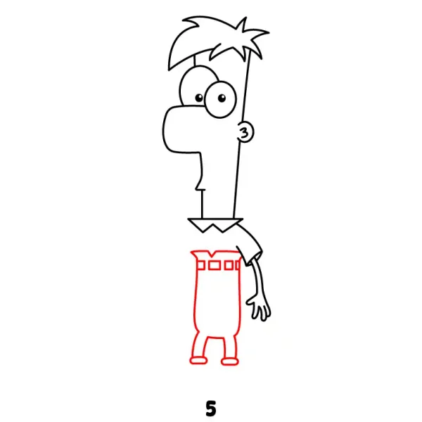 Ferb Fletcher Step 5