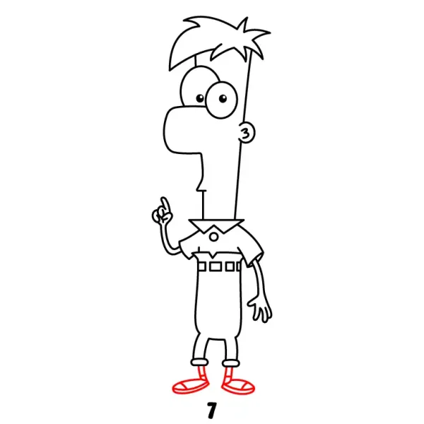 Ferb Fletcher Step 7