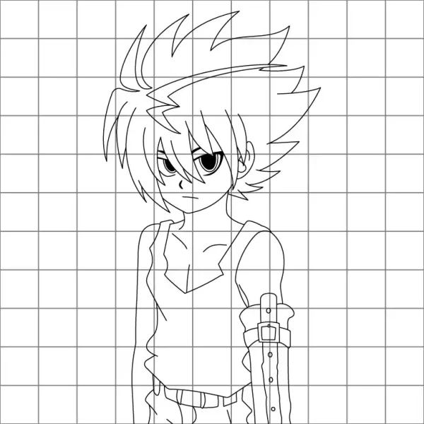 Free De La Hoya Drawing Grid