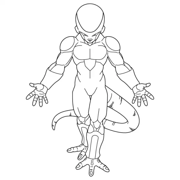 Frieza Coloring Page