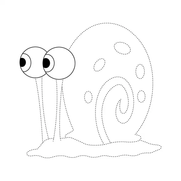 Gary The Snail Tracing Page
