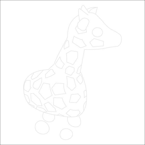 Giraffe Trace By Image Page