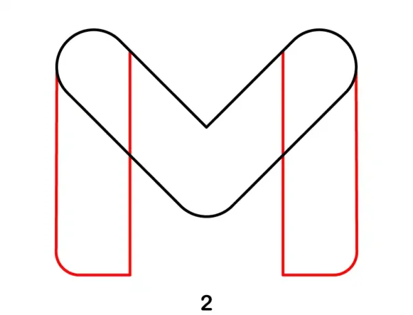 Gmail Logo Step 2
