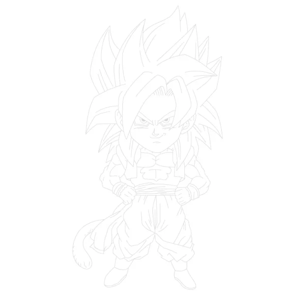 Goku SSJ4 Chibi Trace By Image Page