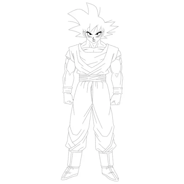 Goku Tracing Page