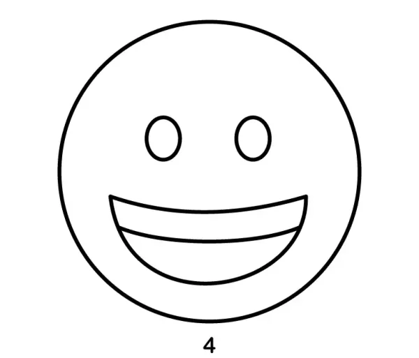 Grinning Face Emoji Step 4