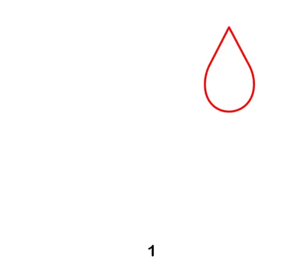 Grinning Face With Sweat Emoji Step 1