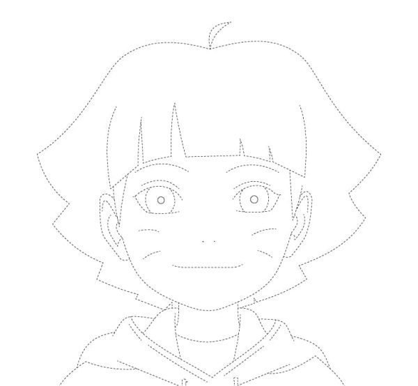 Himawari Uzumaki Tracing