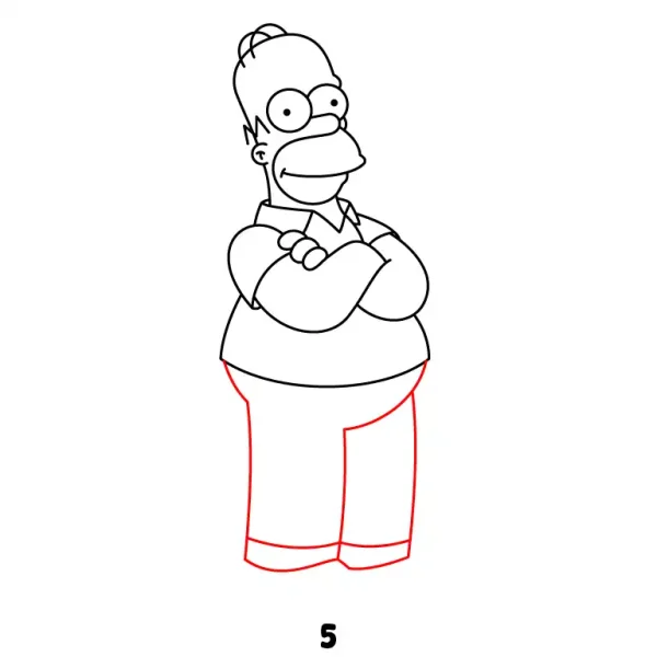Homer Simpson Step 5