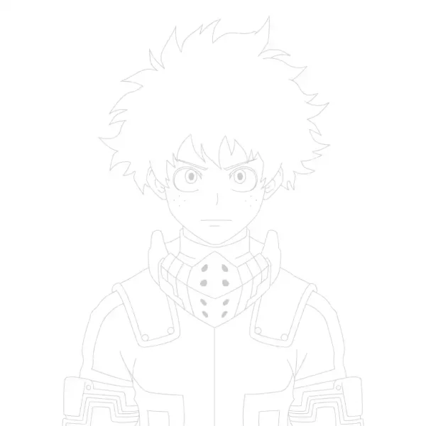 Izuku Midoriya Trace By Image Page