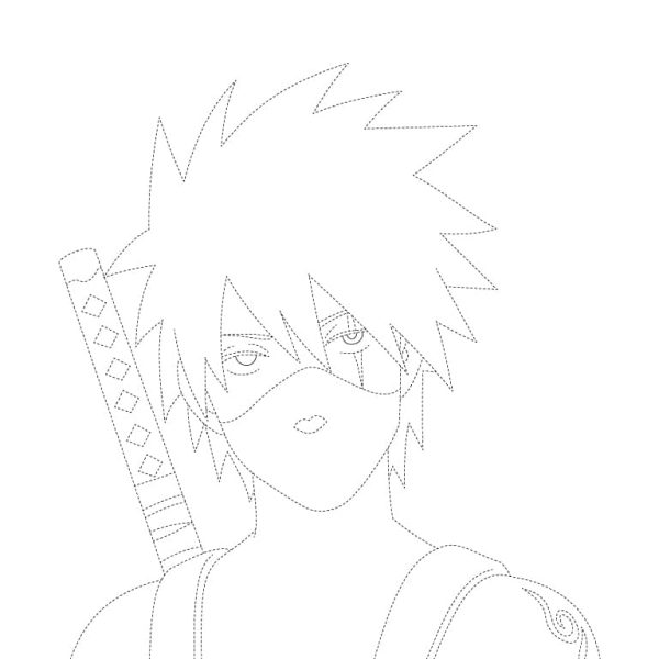 Kakashi Anbu Tracing Page