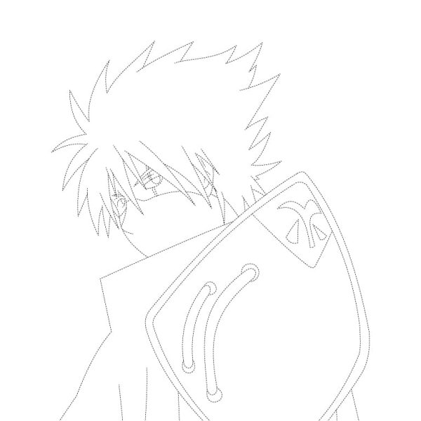 Kakashi Hatake Hokage Tracing Page