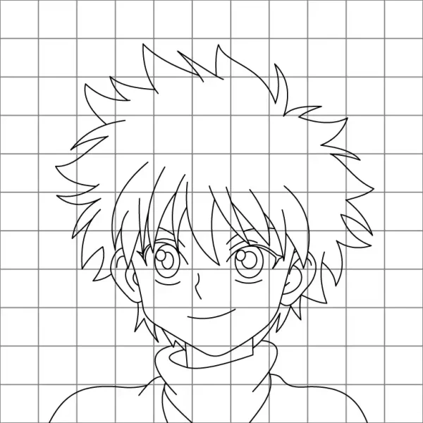 Killua Drawing Grid