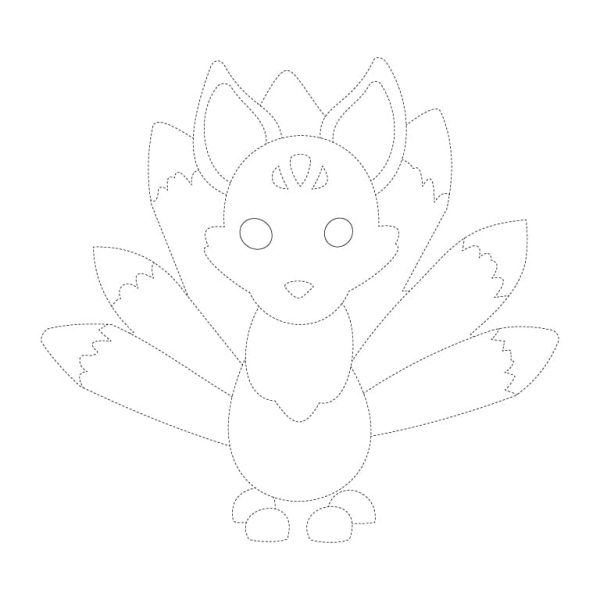 Kitsune Tracing Sheet