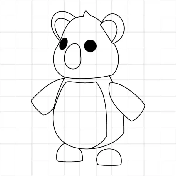 Koala Drawing Grid