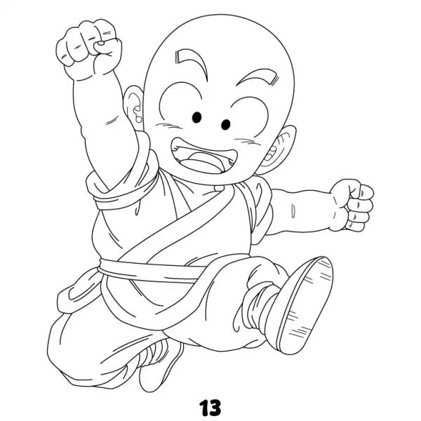 Krillin Monk Step 13