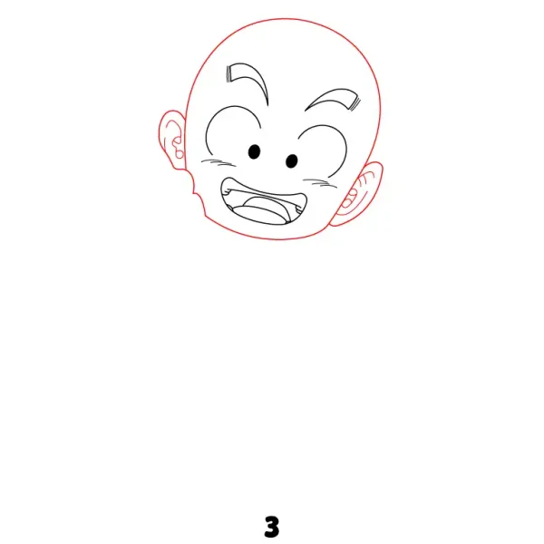 Krillin Monk Step 3