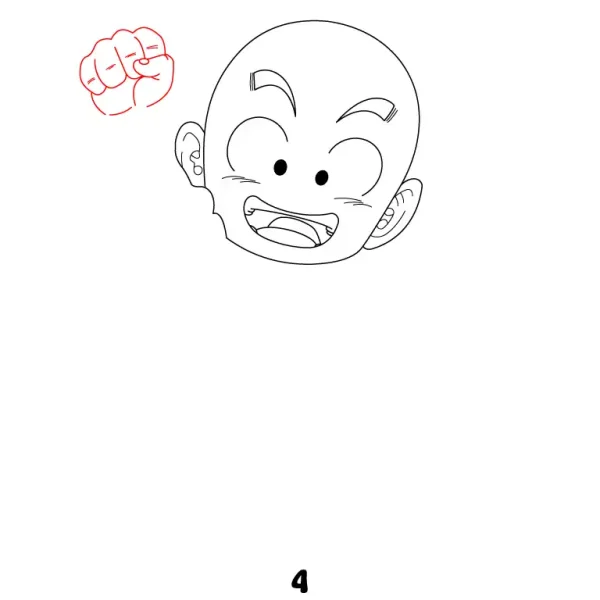Krillin Monk Step 4
