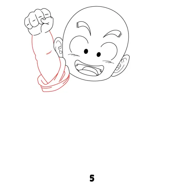 Krillin Monk Step 5