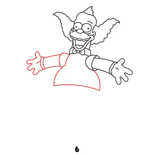 Krusty The Clown Step 6