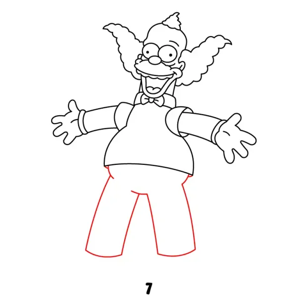 Krusty The Clown Step 7