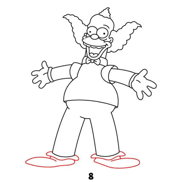 Krusty The Clown Step 8