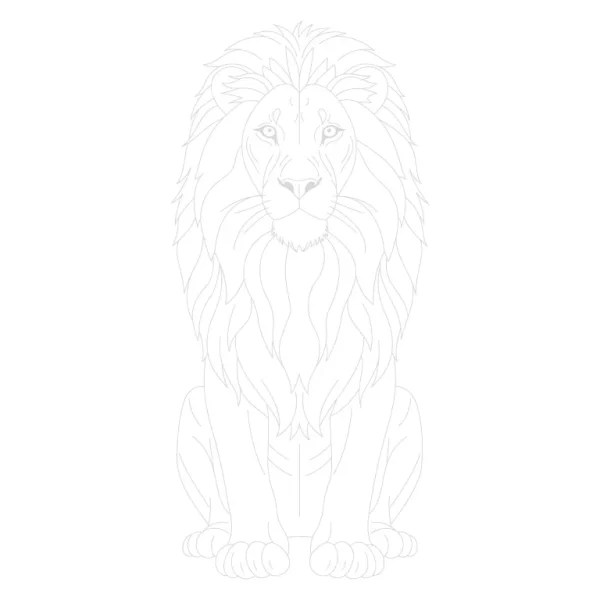 Lion Trace By Image Page