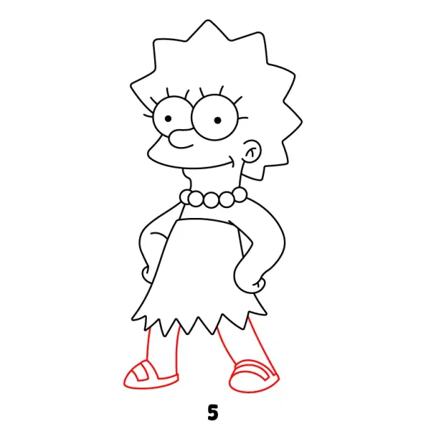 Lisa Simpson Step 5