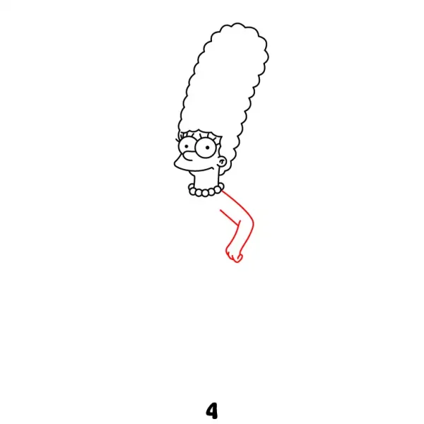 Marge Simpson Step 4