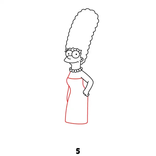 Marge Simpson Step 5
