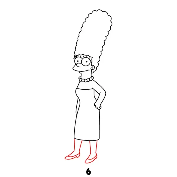 Marge Simpson Step 6