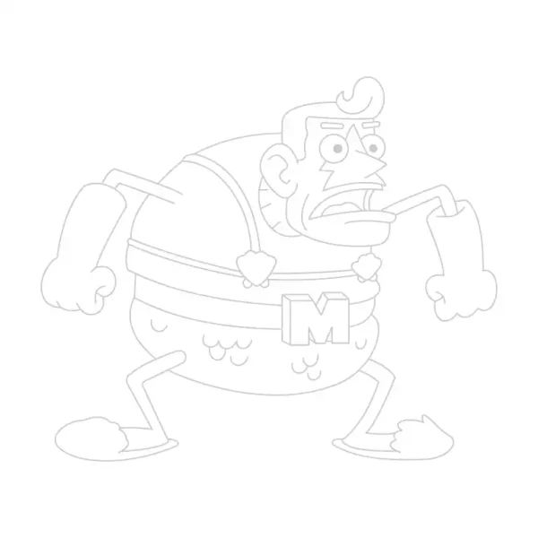 Mermaid Man Trace By Image Page