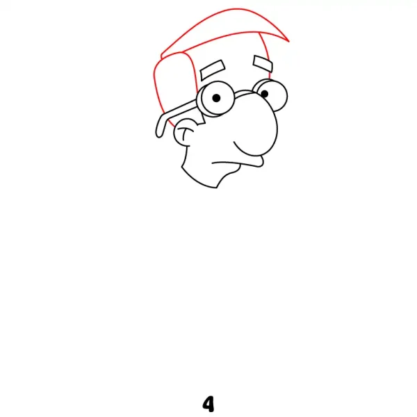 Milhouse Van Houten Step 4