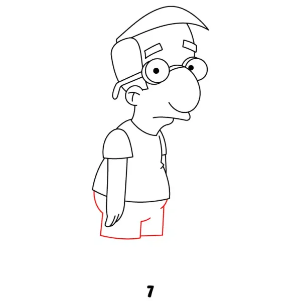 Milhouse Van Houten Step 7