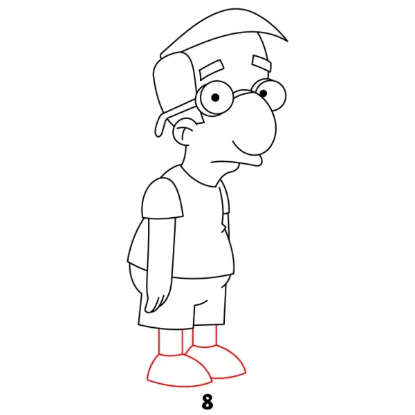 Milhouse Van Houten Step 8