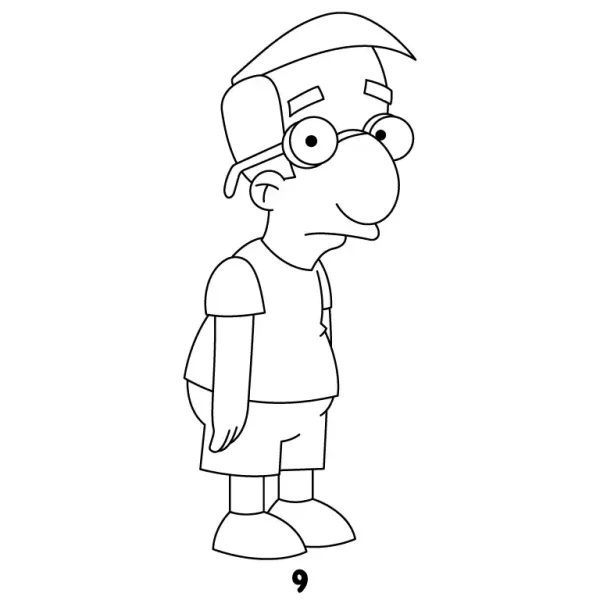 Milhouse Van Houten Step 9