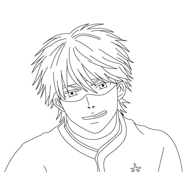 Miyuki Kazuya Coloring Sheet