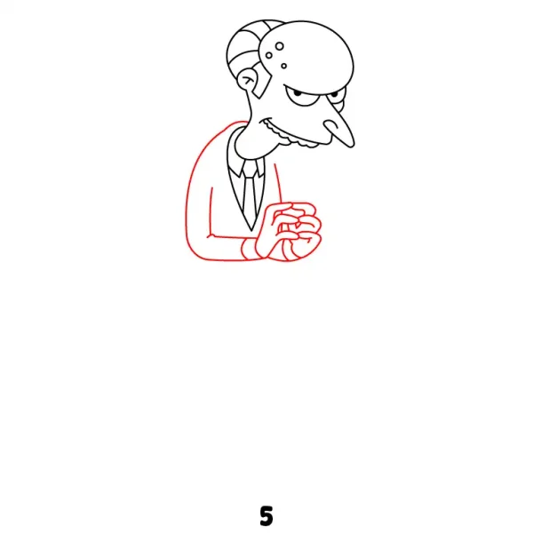 Mr. Burns Step 5