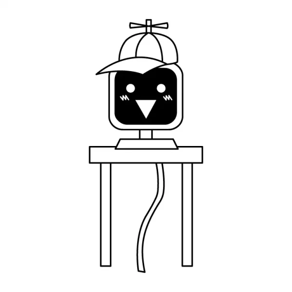 Mr. Fun Computer Coloring Page