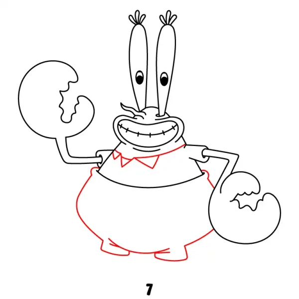 Mr. Krabs Step 7