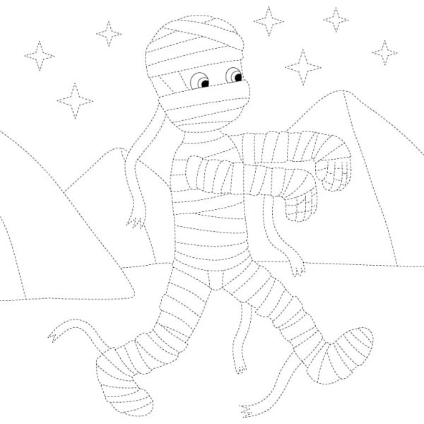Walking Mummy Tracing