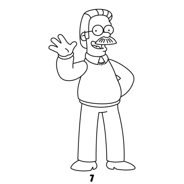 Ned Flanders Step 7