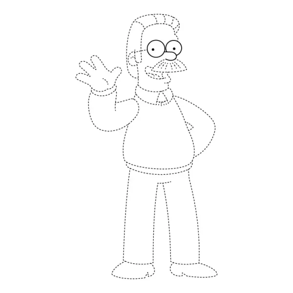 Ned Flanders Tracing Page