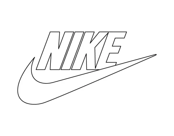 Nike Logo Coloring Page