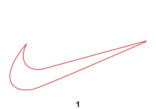 Nike Logo Step 1