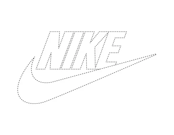 Nike Logo Tracing Page