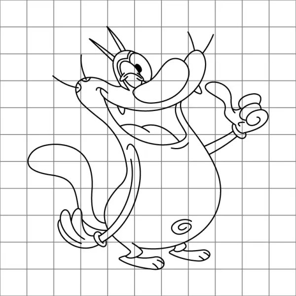 Oggy Drawing Grid
