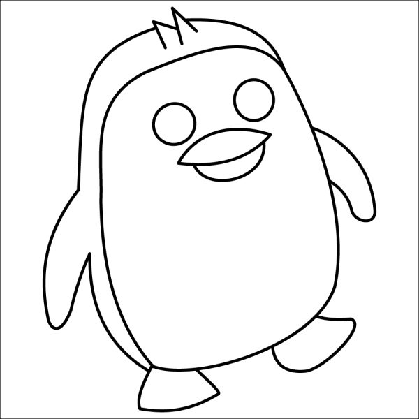 Penguin Coloring Page